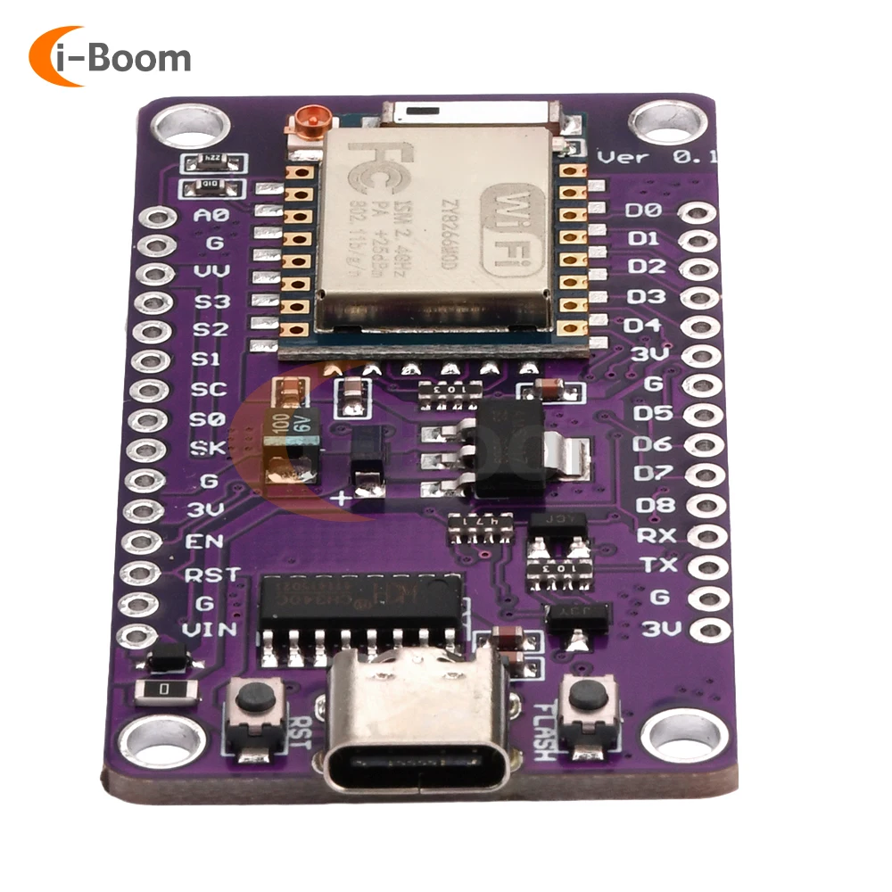 Nodemcu ESP8266 Development Board Wireless WiFi SOC Module CH340 Chip ESP-07/07S Development Board Module