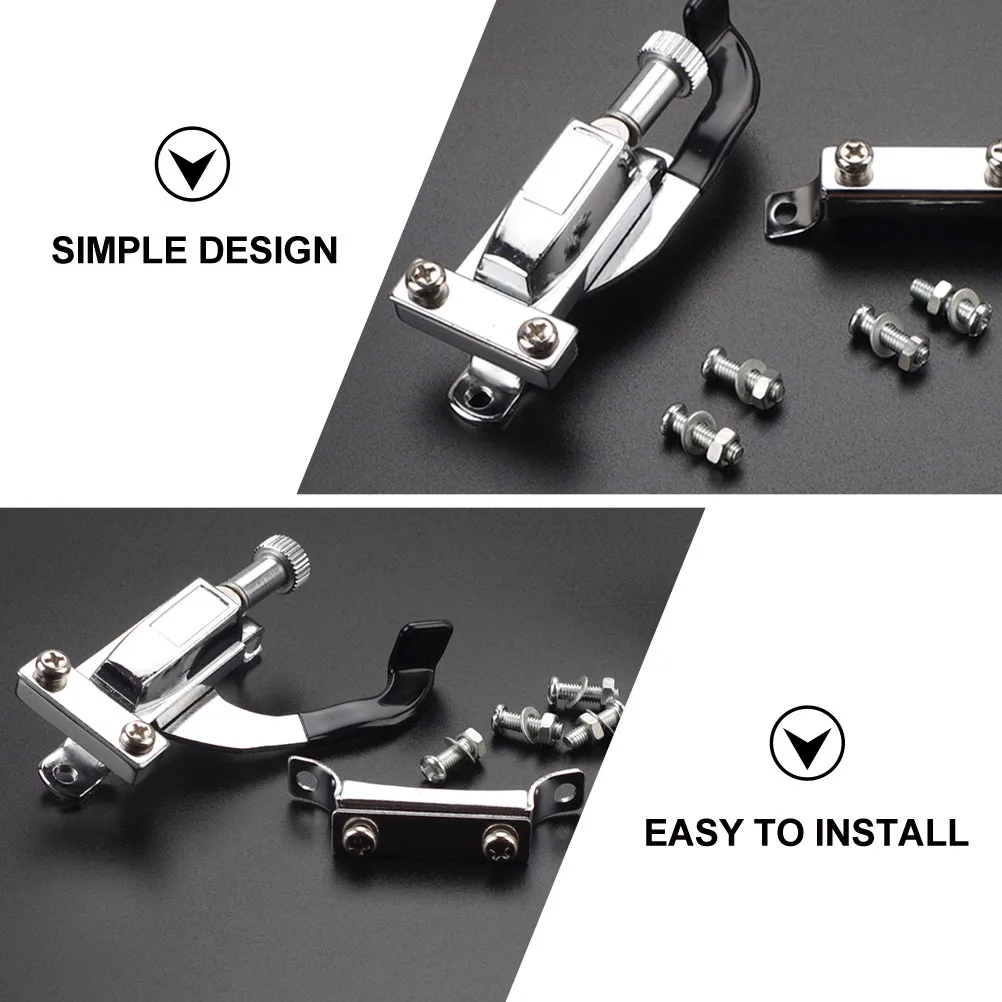 

Snare Drum Regulator Metal Construction Sturdy Rust Resistant Easy Install Throw Off Butt End Wire Strainer Drum Regulator
