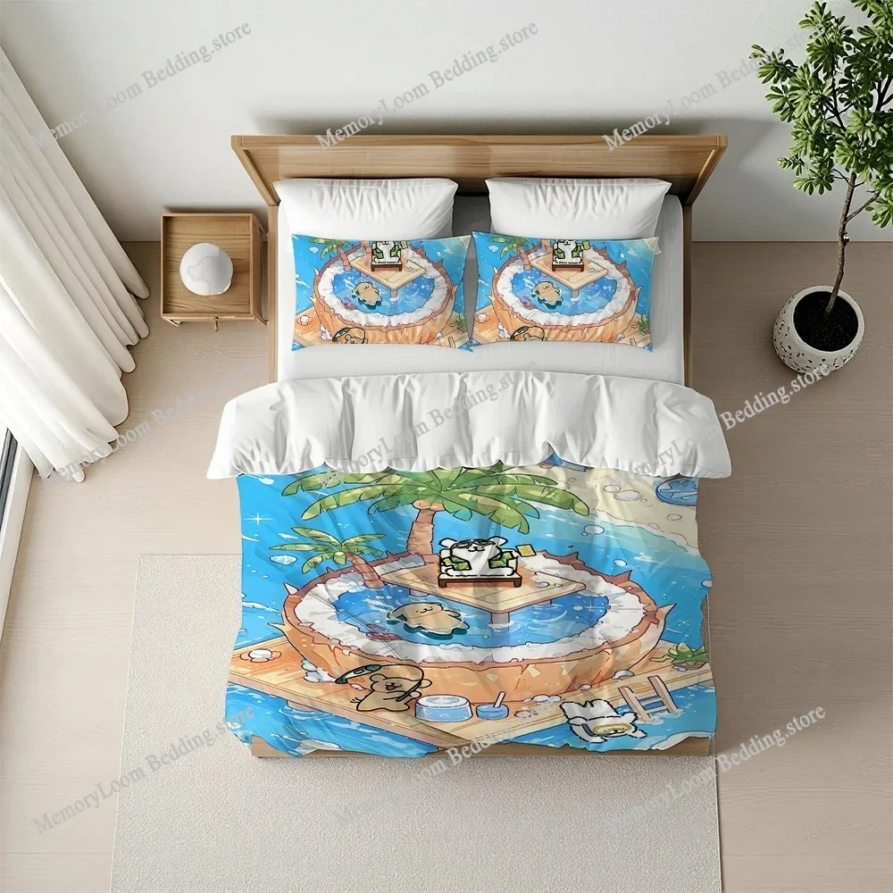 

Maltese Puppy Cute Dog Duvet Cover Set Home Style Bedding Soft Laundry Cotton Bed Four Seasons Student Dormitory Home Textile741