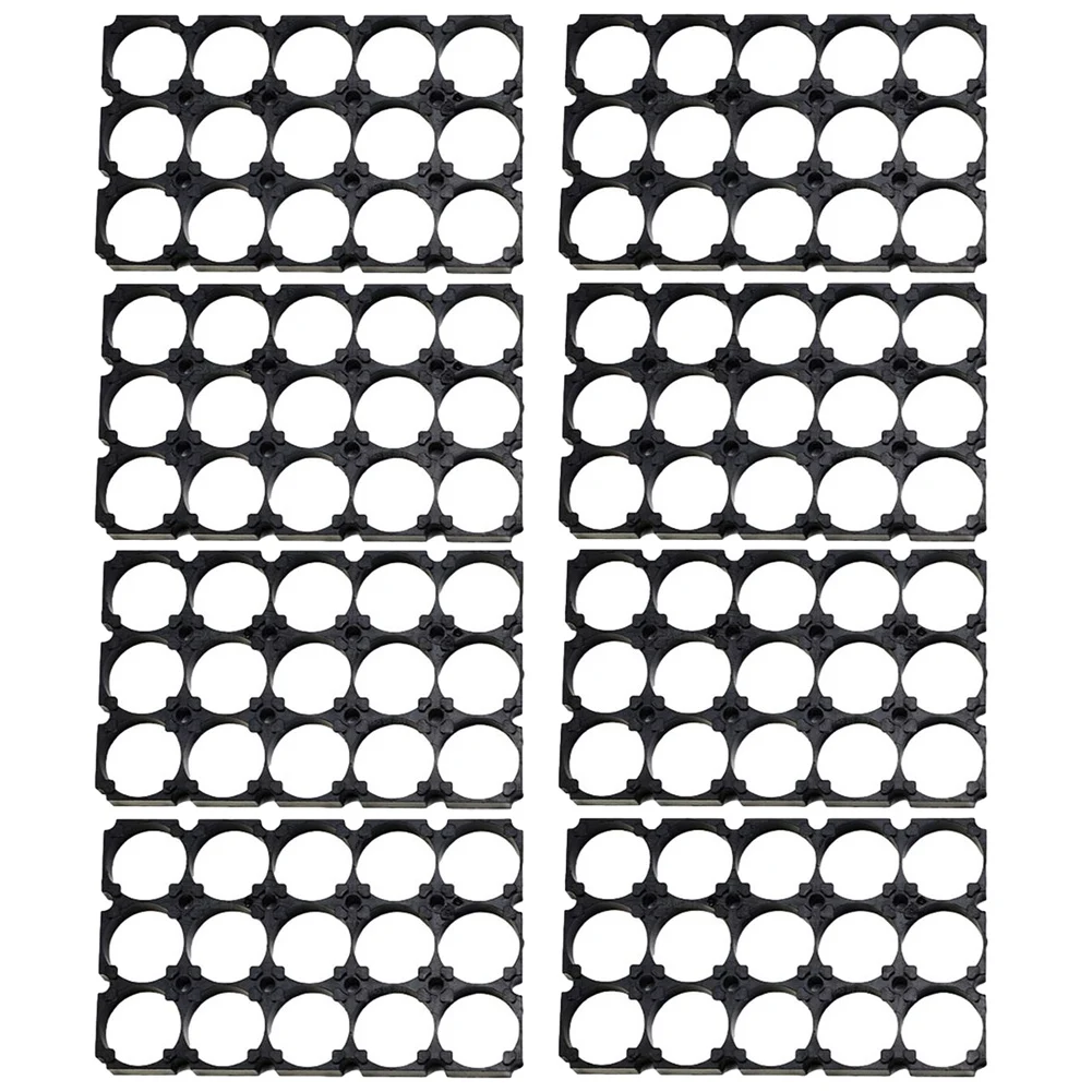 

Практичный пластиковый кронштейн для аккумуляторных блоков 8 шт. 21700, простой в использовании и сборке, отлично подходит для энтузиастов своими руками.