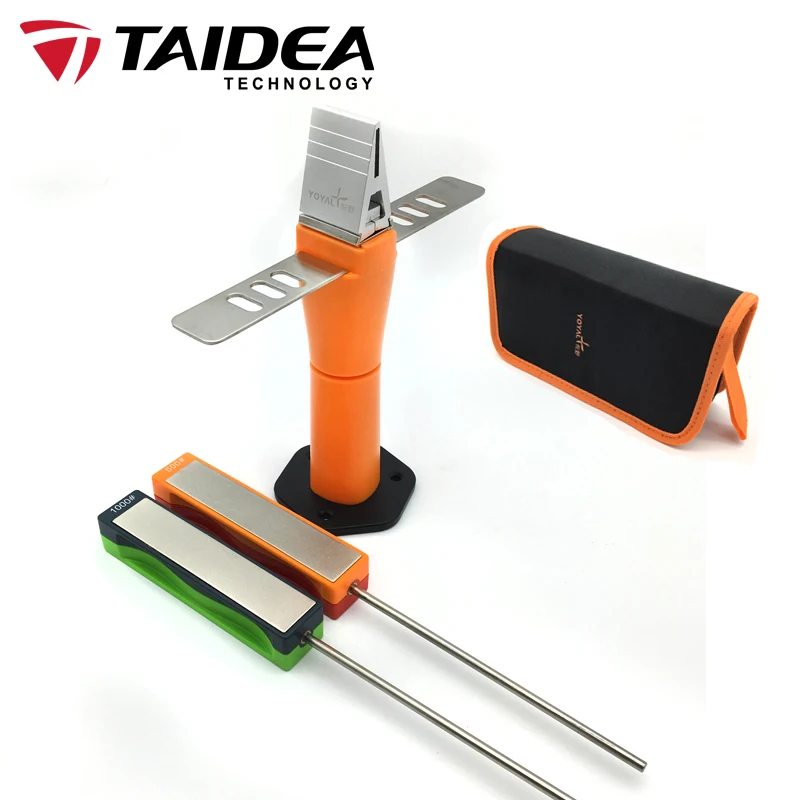 Yoyal Vaste Messenslijper Professionele Diamant Slijpers Set Grit360/600/800/1000 # Keuken Slijpsteen Tool Whetstone-TG1812