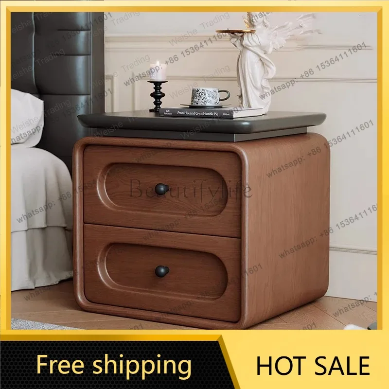 LDRetro Nightstandmodern Simple luxury Elegant  Bedroom Decor mesa de noche Bedroom Furniture