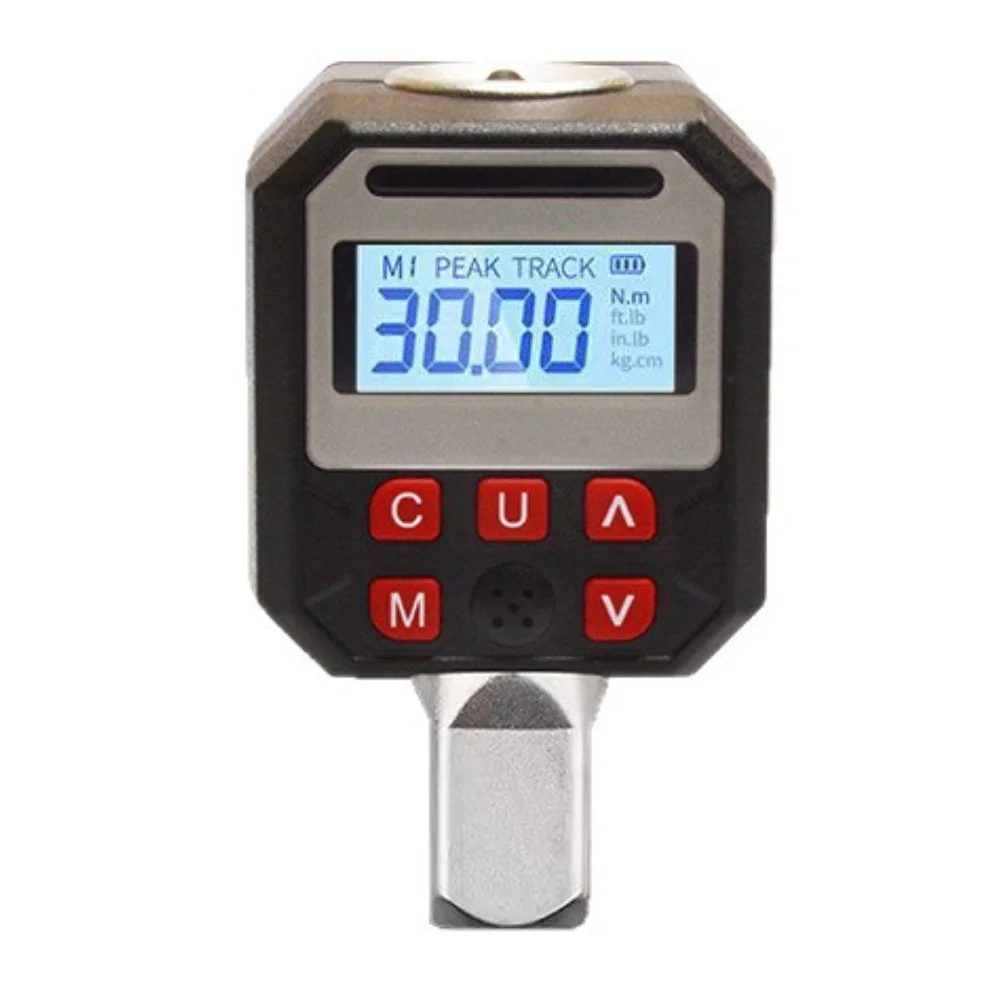 Automatic Power Off Torque Tool Wrench Digital Torque Adapter Torque Range 1.5-340Nm LED Indicator Metal Construction