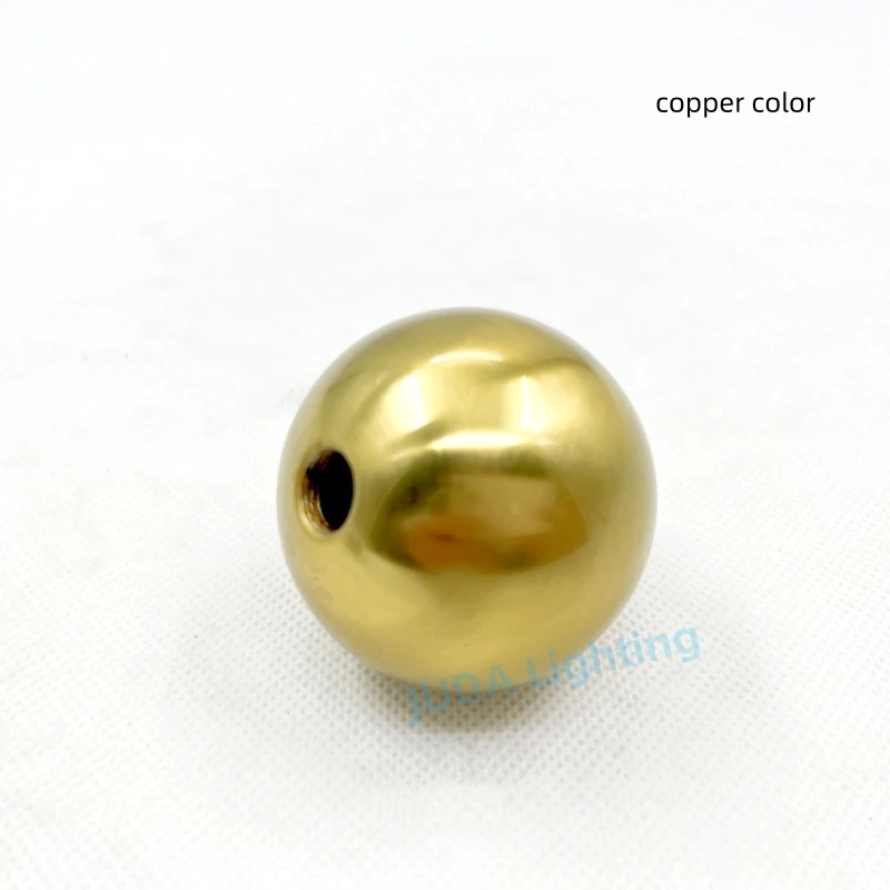 

M10 Thread Metal Decorative Nut Hollow Ball Decorative Nut Iron Single-sided Thread Nuts for Chandelier Led Pendant Lights DIY