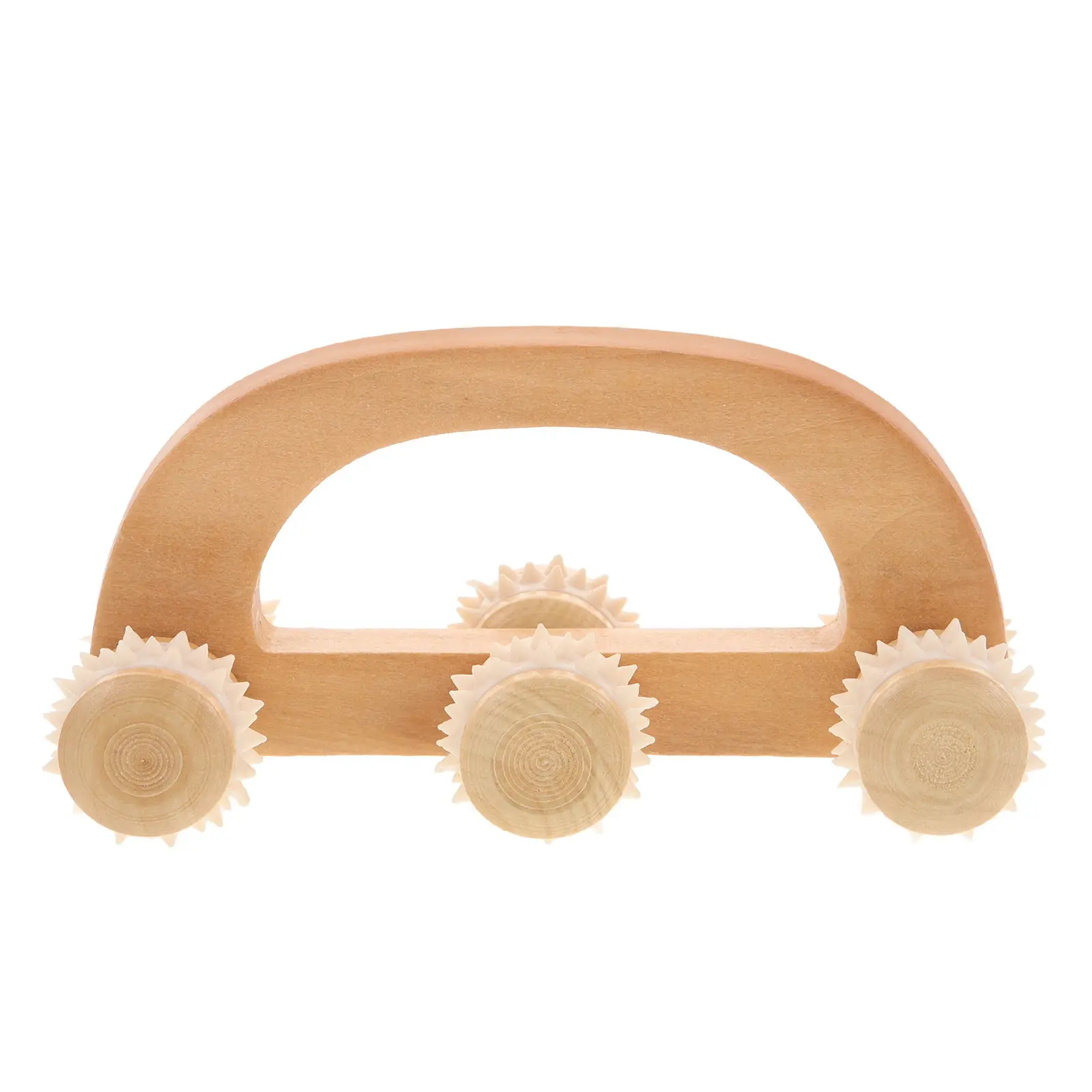 

1 шт. Деревянный массажер-ролик для рук для снятия стресса, портативный, компактный, удобный для путешествий, для использования на офисном столе, легкий