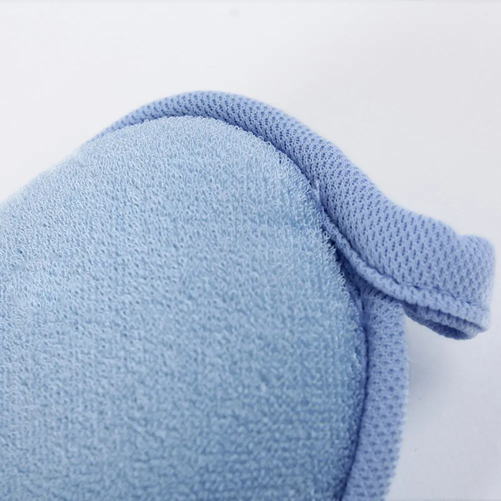 

2 шт. спиральные губки для ванны, мягкие губки для душа, увлажняющие, для очищения тела, из фиброволокна, для детей, сине-зеленые