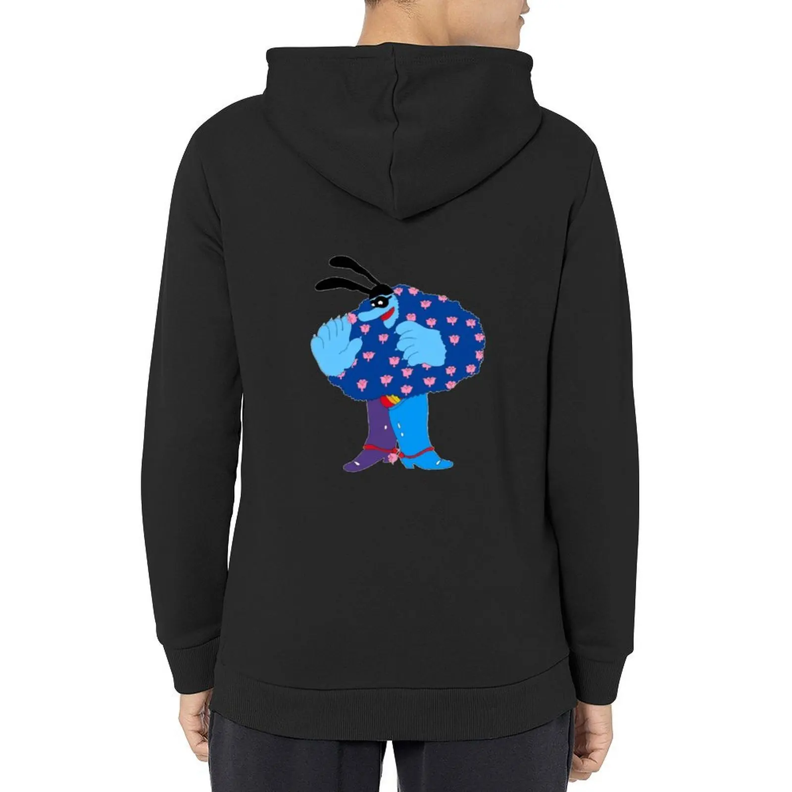 

Blue Meanie Hoodie korean clothes blouse japanese style men's clothes new hooded tee
