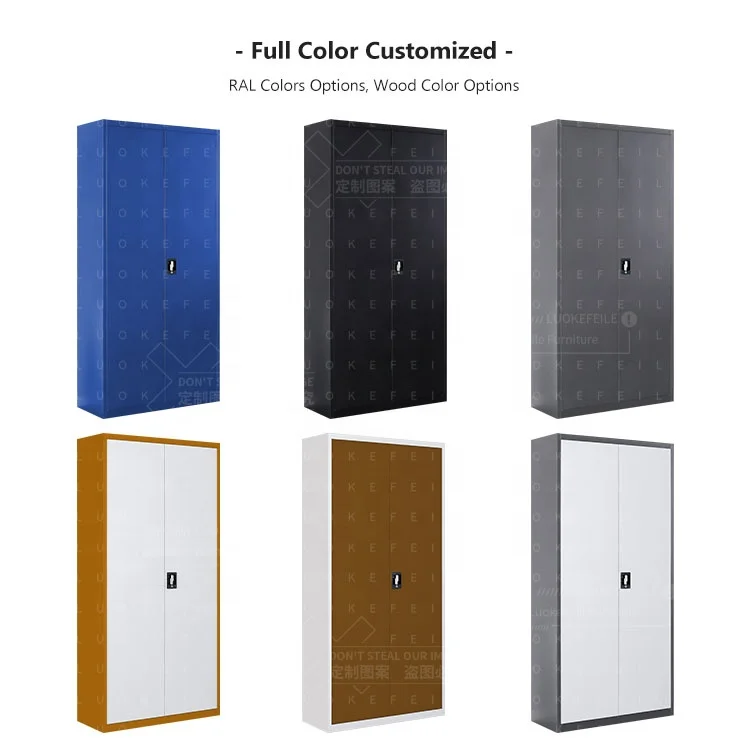 ألميرا خزانة خزانة أفضل بائع خزانة حديثة 2 باب تصاميم عنبر غرفة نوم المنزل خزانة معدنية الصلب للملابس #3