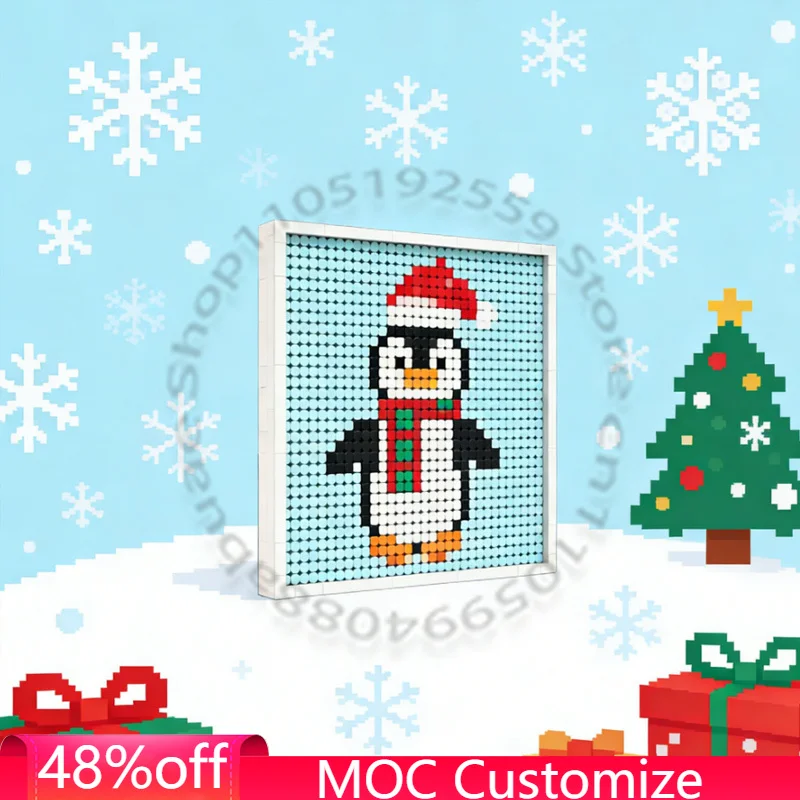 

1143 PCS Cupid Arrow Day 11- Christmas Cookie MOC Kit (Dots Advent Calendar Series) MOC Customize DIY Boys Toy Christmas Gift