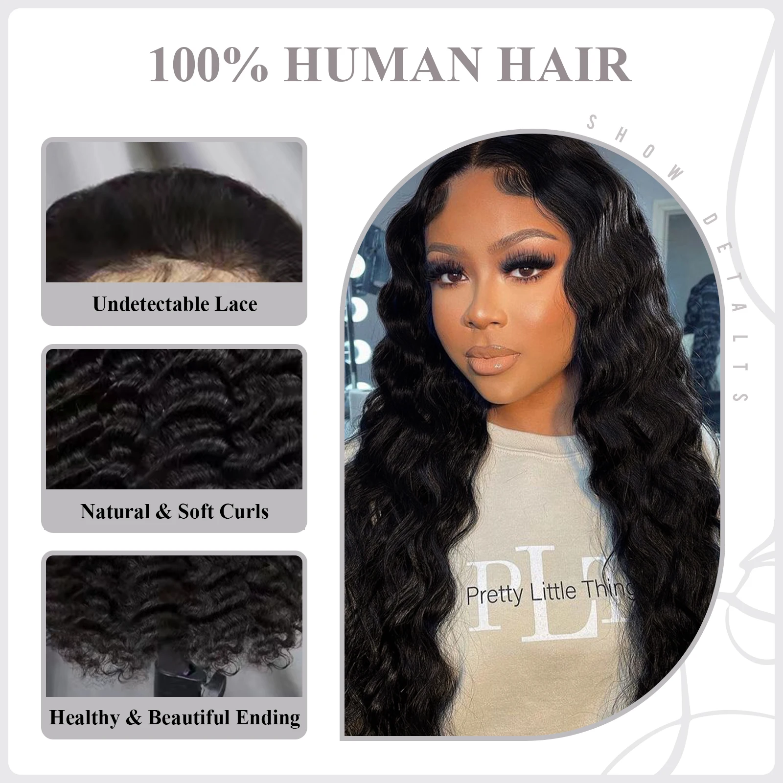 Body Wave Human Hair Wig 13x4 HD Transparent Lace Wigs Remy Human Hair Long Black Wavy Wig for Afro Women Brazilian Glueless Wig