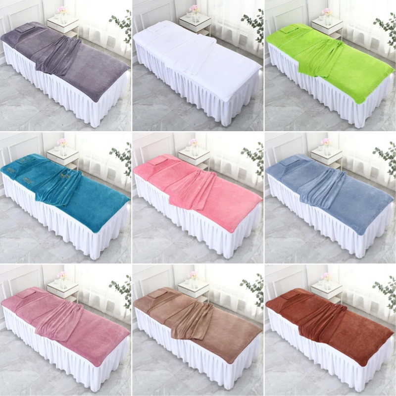 5Pcs/Set Luxury Spa Salon Turban Bath Skirt Chest Towel Thickened Esthetician Beauty Professional Towels Equipment Scarf
