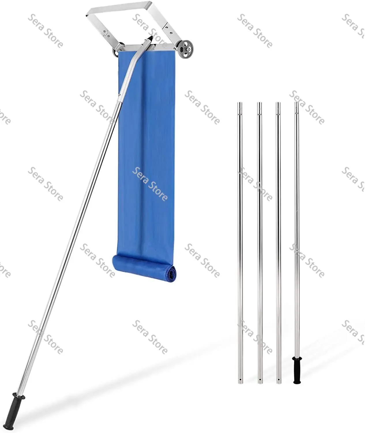 20Ft 30ft Premium Outdoor Roof Snow Scraping Extra Long Snow Clearing Tools Snow Scrapers