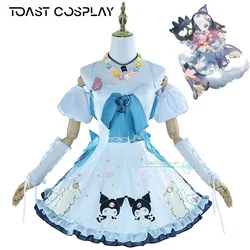 U-Official Cosplay Game Arknights U-Official Eureka Cosplay Costume Dress Wig Anime Role Play Carnival Party Suits