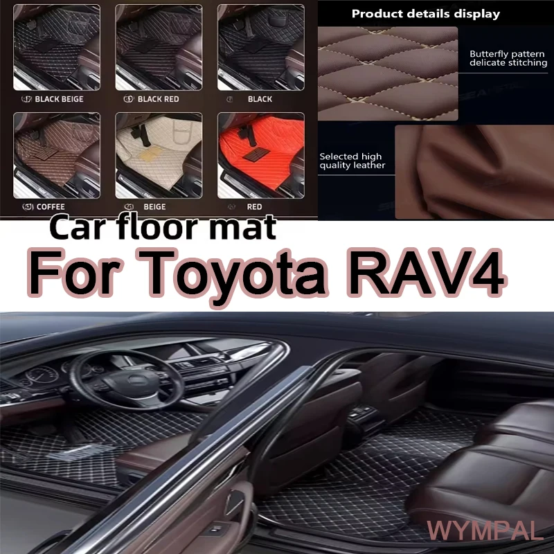 

Luxury Car Floor Mats For Toyota RAV4 Ravufō XA20 2001 2002 2003 2004 2005 3door Anti-dirty Pads Car Carpets Floor Matt Car