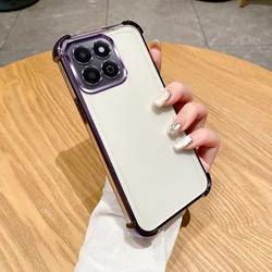For Honor 200 Smart Case Honor X7C Phone Case Honor X5B X5B Plus X8 4G X7C Four Corners Thickening Shookproof Plating back cover