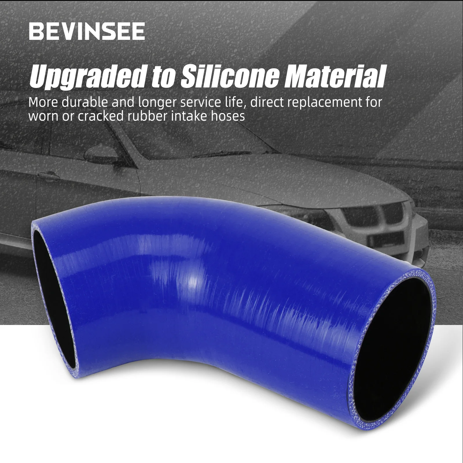 ل N51/N52 محركات سيليكون خرطوم آخذ للهواء لسيارات BMW E90 E91 E92 E93 E82 E88 325i 328i 330i 325xi 328xi 330xi 125i 128i #4