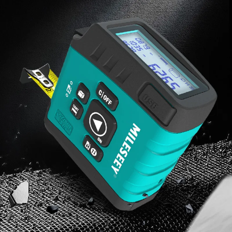 

Three in one laser tape measure rangefinder infrared measurement electronic ruler high-precision digital display