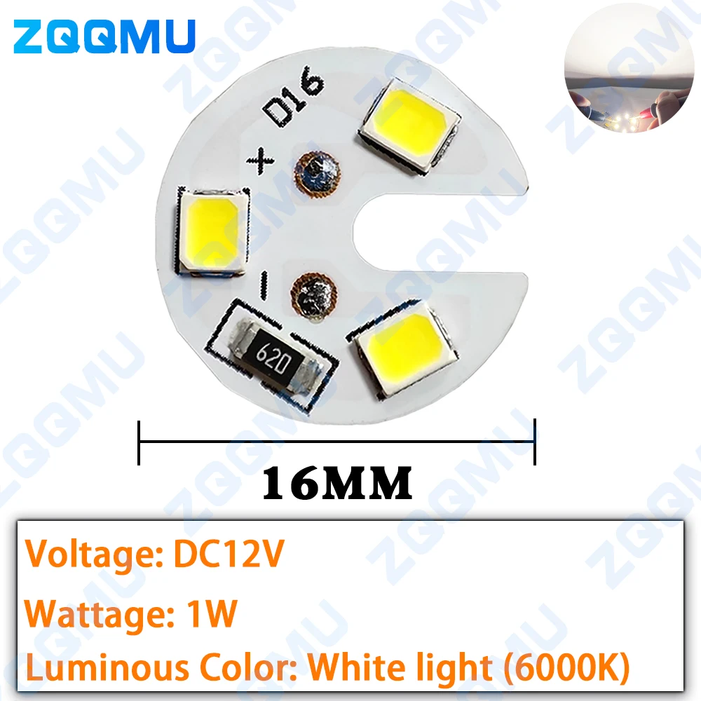 10 sztuk 12V 16mm LED biały ciepły zielony niebieski żółty czerwony 7 kolorów lampa tablicowa tablica źródło światła dla majsterkowiczów lampa