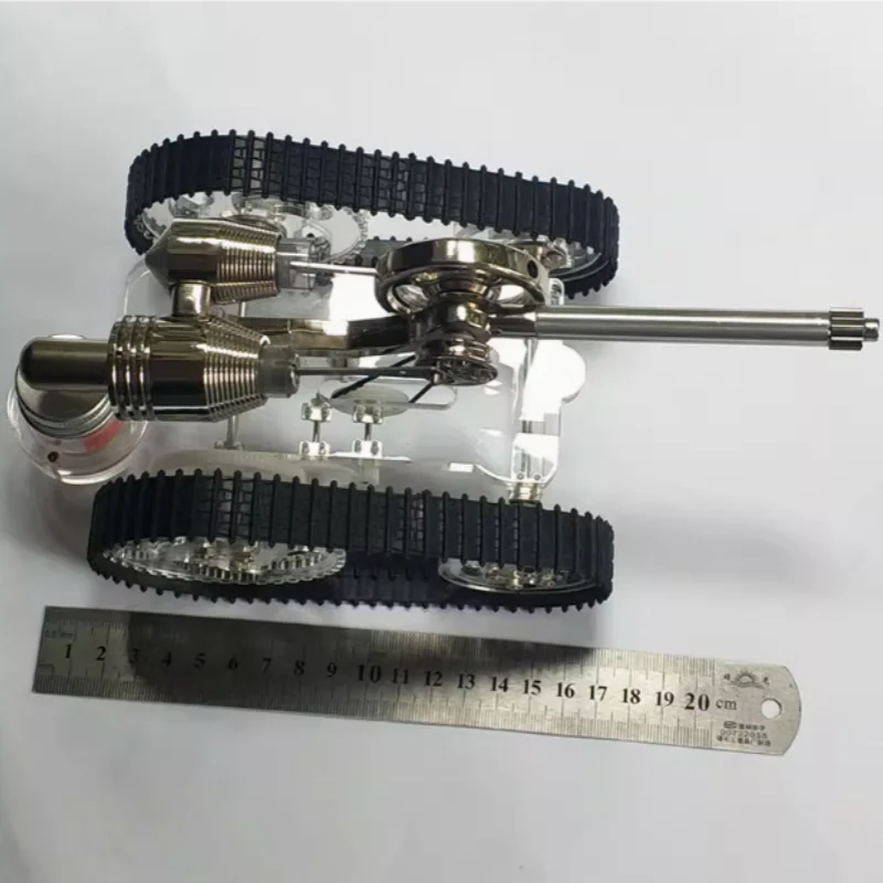Picture 4: Stirling engine model, power physics popular science, small science creations, small inventions, tank car experimental toys