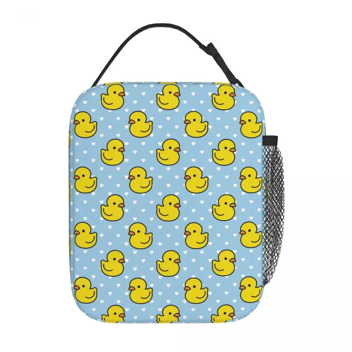 Cartoon Yellow Duck Pattern Accessories Insulated Lunch Bag For Picnic Food Storage Bag Portable Cooler Thermal Lunch Boxes