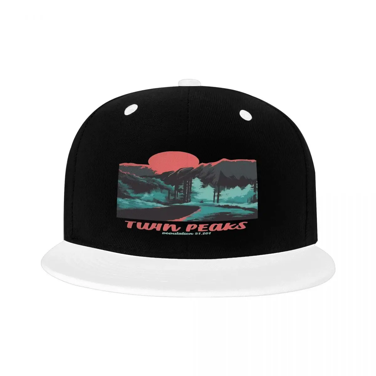 Twin Peaks National Parks Tonal Welcome Man Hat Ball Cap Cap For Men Men's Baseball Cap Man Hat Baseball Cap