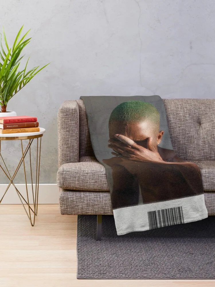 Blond Frank Ocean Album Grainy Vintage Retro Throw Blanket for sofa Warm Thermals For Travel wednesday Blankets