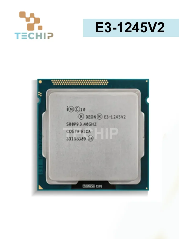 Xeon Processor E3-1245V2 E3 1245V2 Quad-Core Processor LGA1155 Desktop CPU