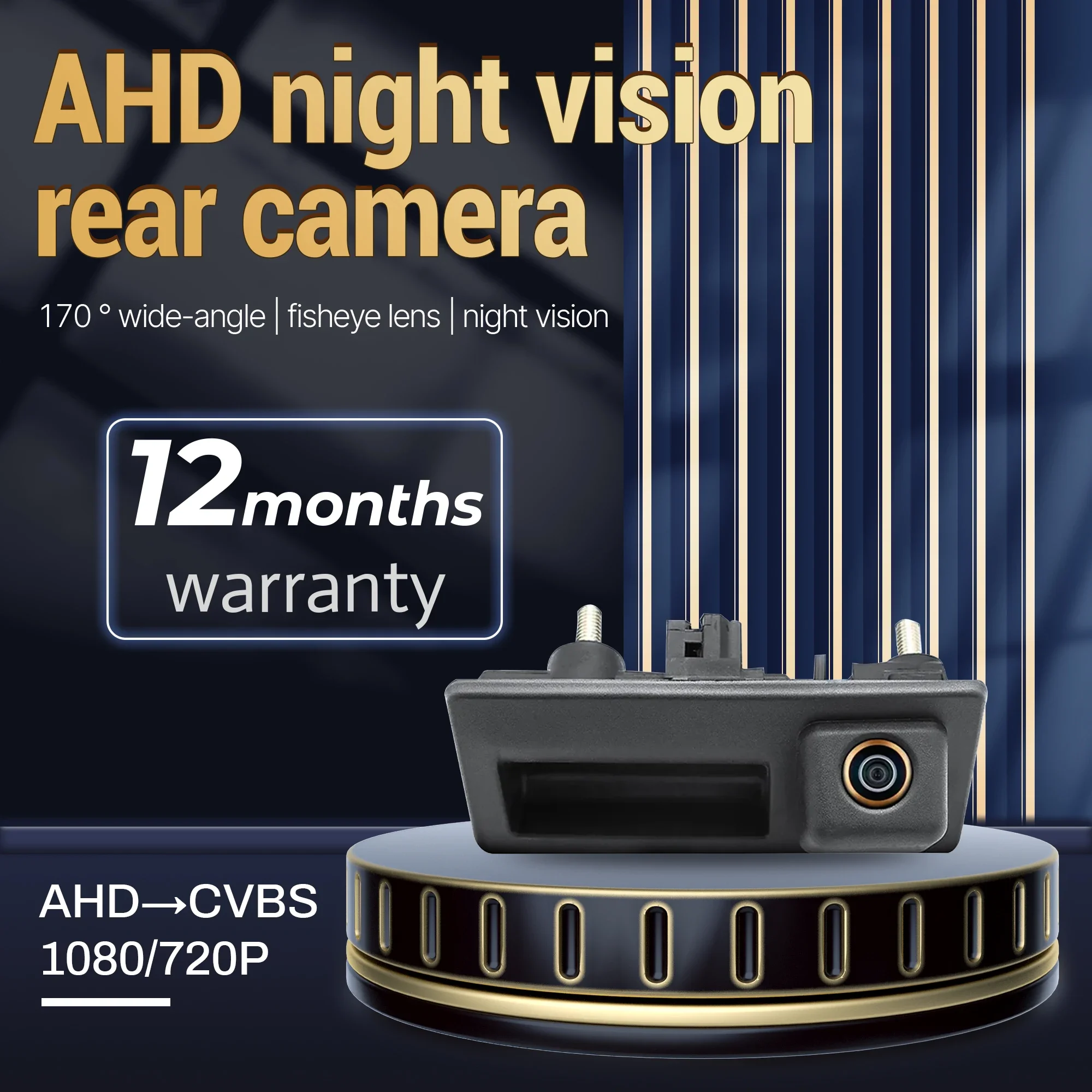 

Trunk Handle Camera AHD 1080P 170°Car Rear View For Volkswagen VW Passat Golf Polo B6 B7 Jetta Tiguan Touareg Audi A3 A4 A5 A6