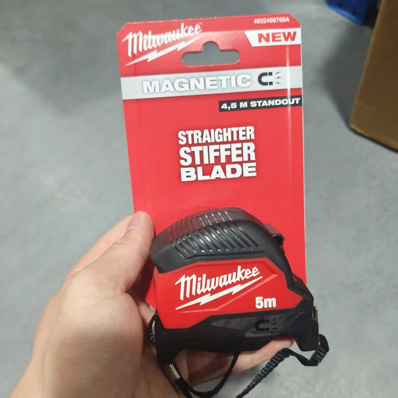 Milwaukee 4932498768A Compact Magnetic Tape Measure 5m Measuring Tool