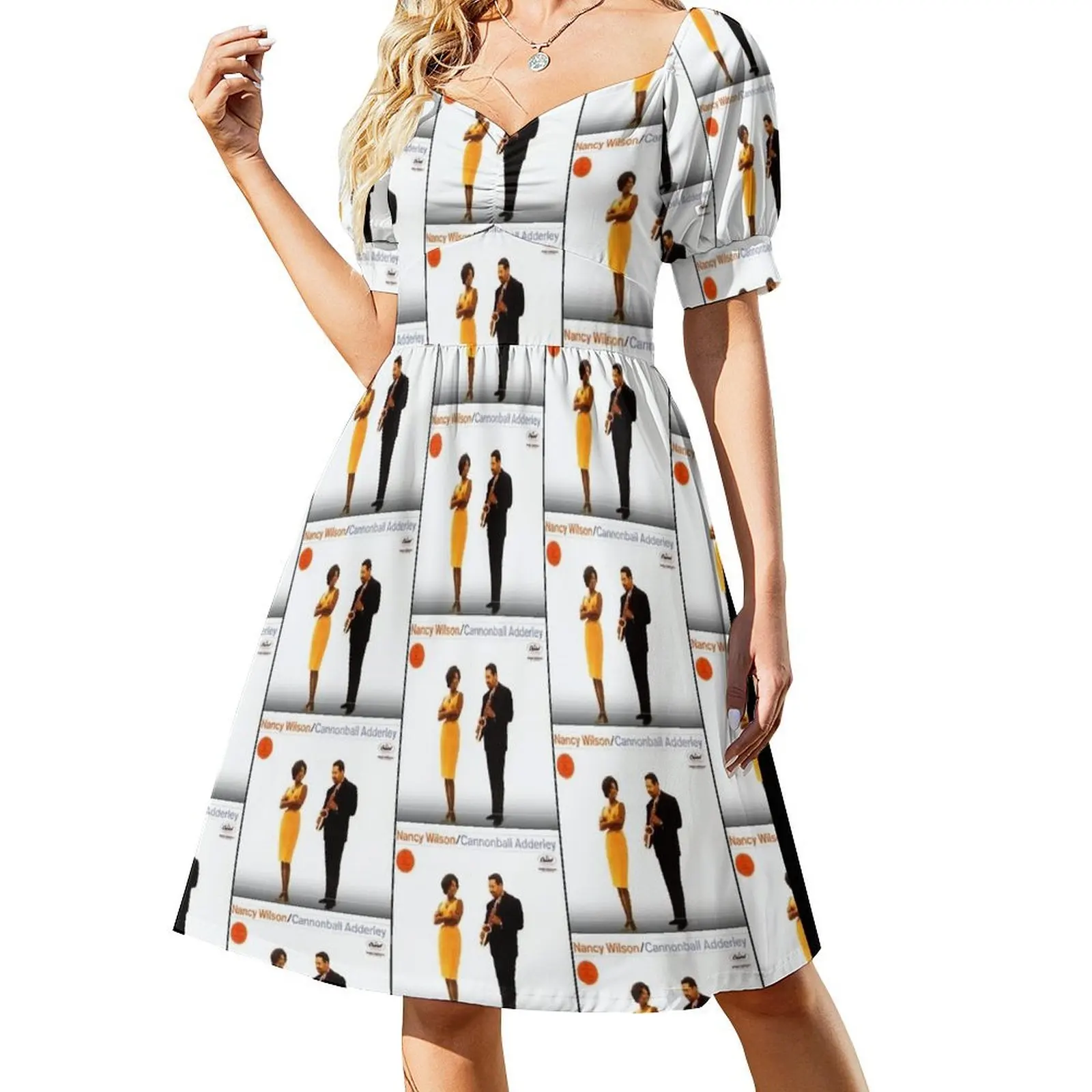 

Album Cover of Nancy Wilson/Cannonball Adderley Short-Sleeved Dress dress for woman women's summer dresses 2025 Casual dresses