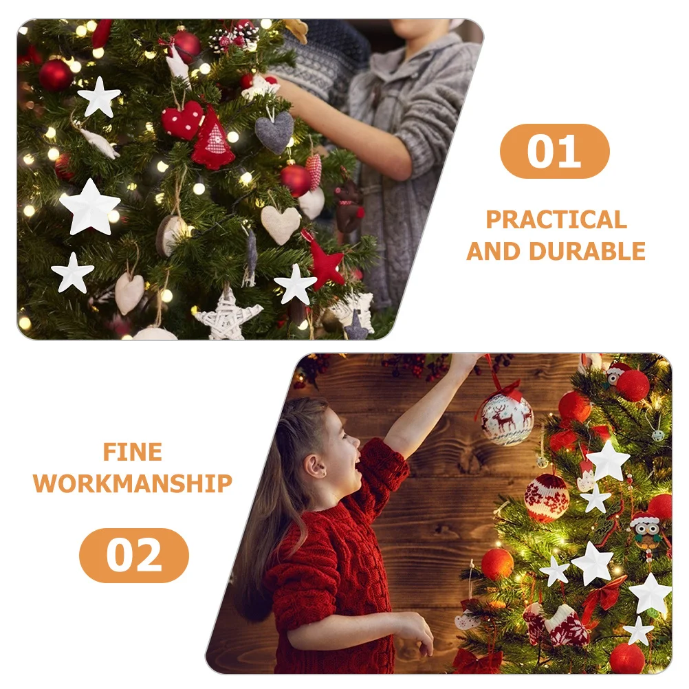 

12Pcs Star-Shaped Foam Balls Christmas Ornaments DIY Party Supplies Crafts Foams Stars Craft Foams Stars Star-Shaped Foam Balls