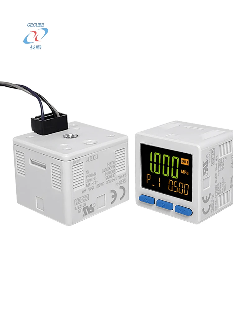 مفتاح الضغط الرقمي الأصلي ZSE40A-01-T-X501 مقياس الضغط السلبي ISE40A-W1-R-M-X501