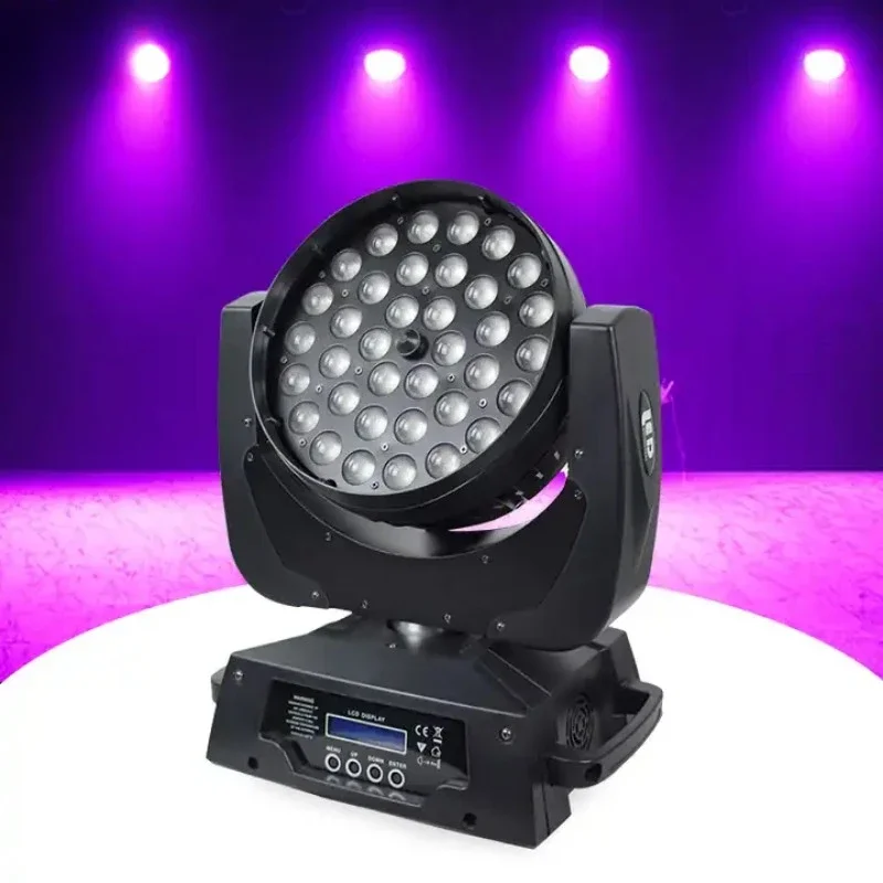 36x10W DMX 512 36*10W RGBW 4in1 LED Zoom Moving Head Wash Light for Disco Party Bar