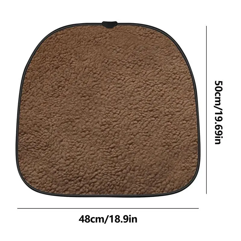 Winter Heating Pad Car Seat Cushion Gel Memory Foam U-shaped Seat Cushion Massage Car Office Chair Long Sitting Gel Cushion Pad