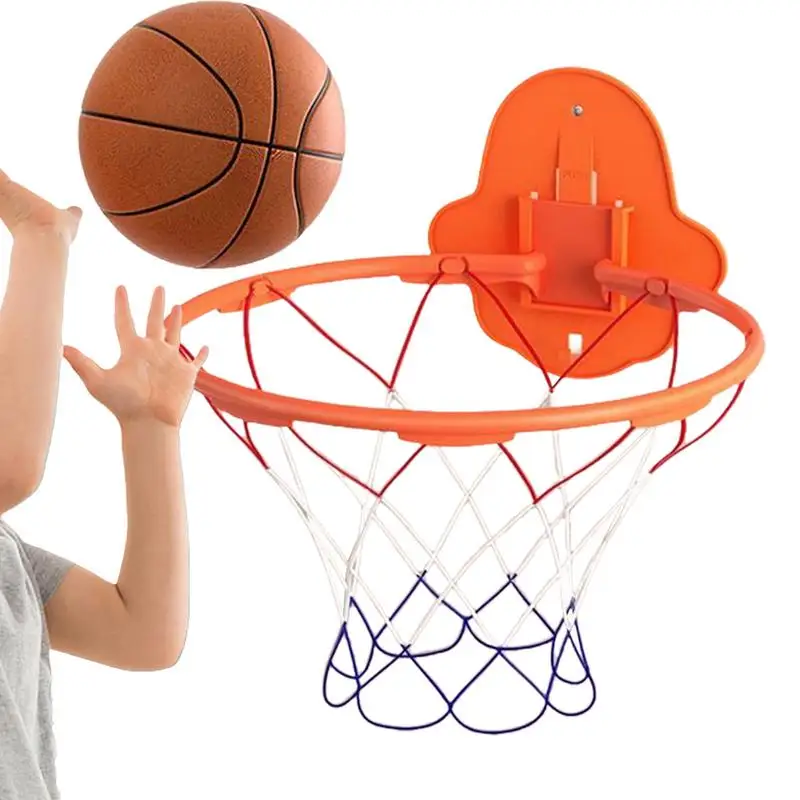 

Indoor Basketball Hoop 32cm Silent Basketball Dribbling Hoop Noiseless Bouncing Wall-Mounted Toddler Outdoor Toys For Kids