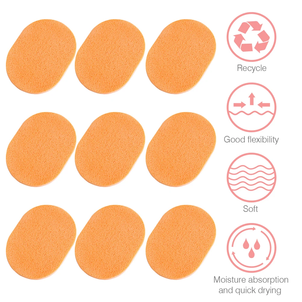 

30pcs Facial Sponge Seaweed Puff Cleaning Sponges Gently Exfoliates Removes Impurities Deep Cleans Pores R om Color