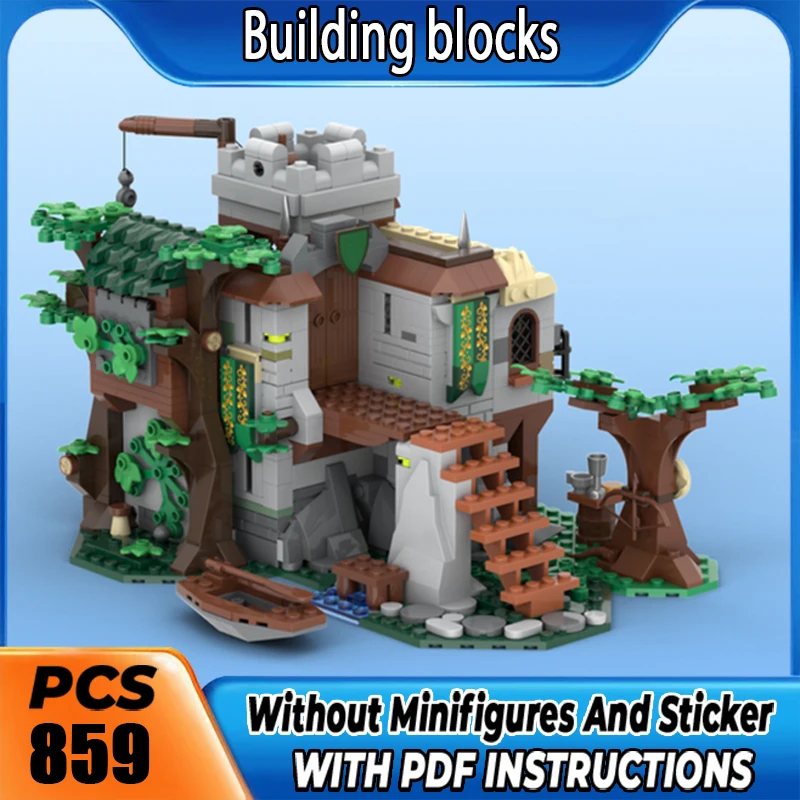MOC Premium Building Blocks Medieval Forest Edge Tales Model DIY Assemble Bricks High Precision Collectible Toy Christmas Gift