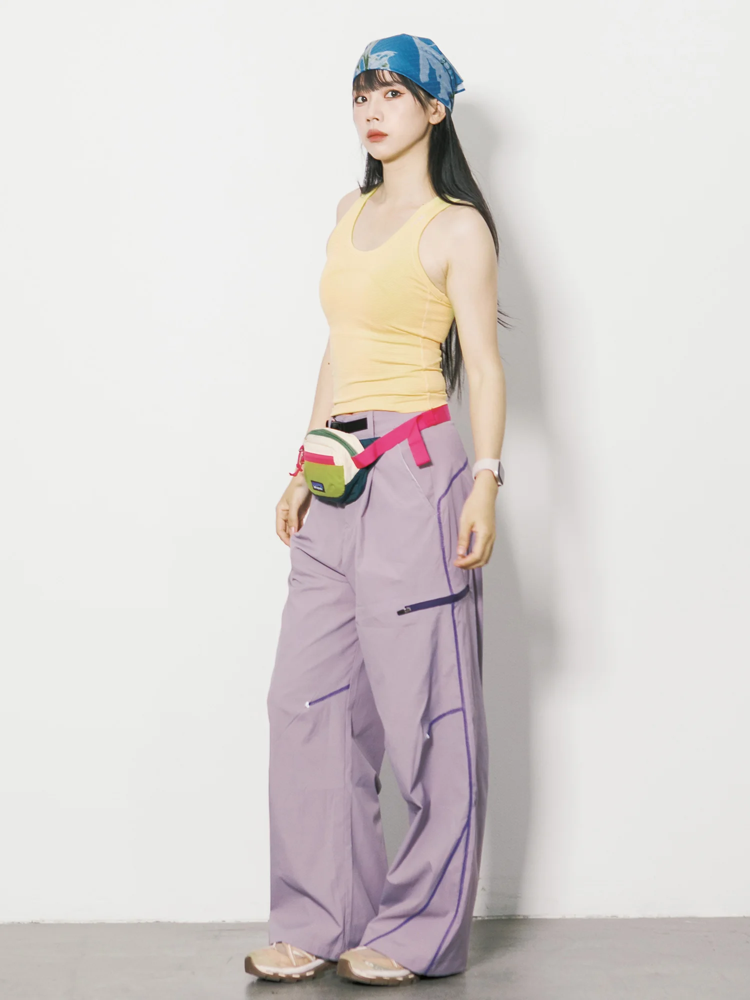 Outdoor High Waist Wide Leg Pants Men Women Breathable Quick Dry Loose Workwear Casual Long Trousers City Outdoor Style