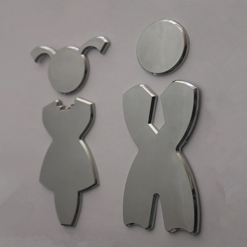 

In-stock Toilet Signs Men's And Women's Toilet Signs Identifying Toilet Doors