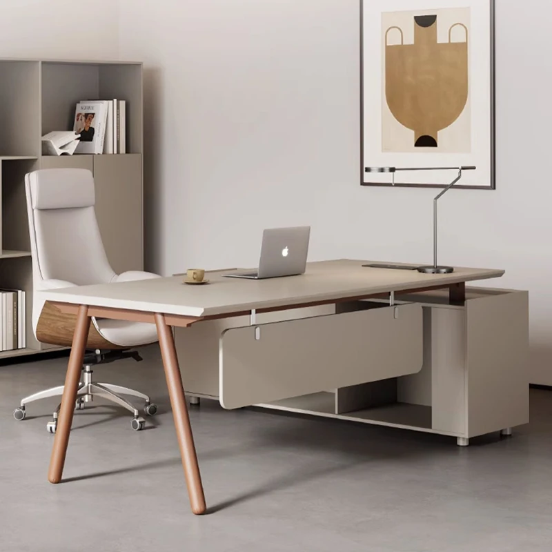 

Lshaped Organizers Office Desk Space Saving Reception Display Design Office Desk Study Nordic Meuble Bureau Trendy Furniture