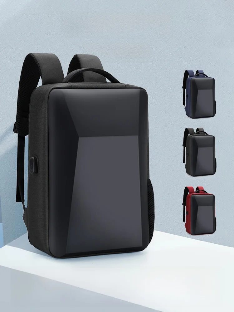 

Мужская водонепроницаемая деловая сумка-рюкзак для ноутбука 6 дюймов, с двумя плечевыми ремнями, для путешествий, отдыха, простая, стильная, для фитнеса, походов, школы