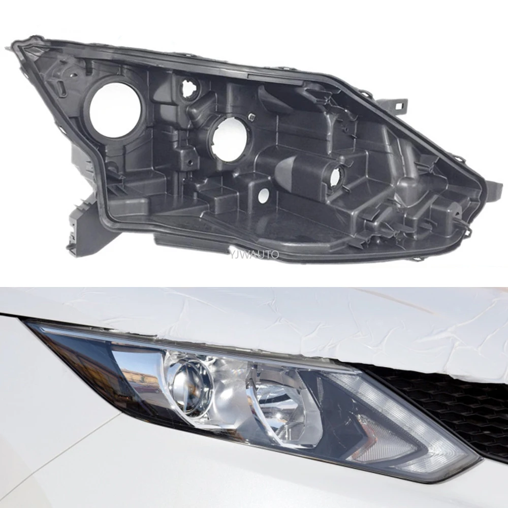 

Headlight Base for Nissan Qashqai 2016 2017 Headlamp House Car Rear Headlight Back Support