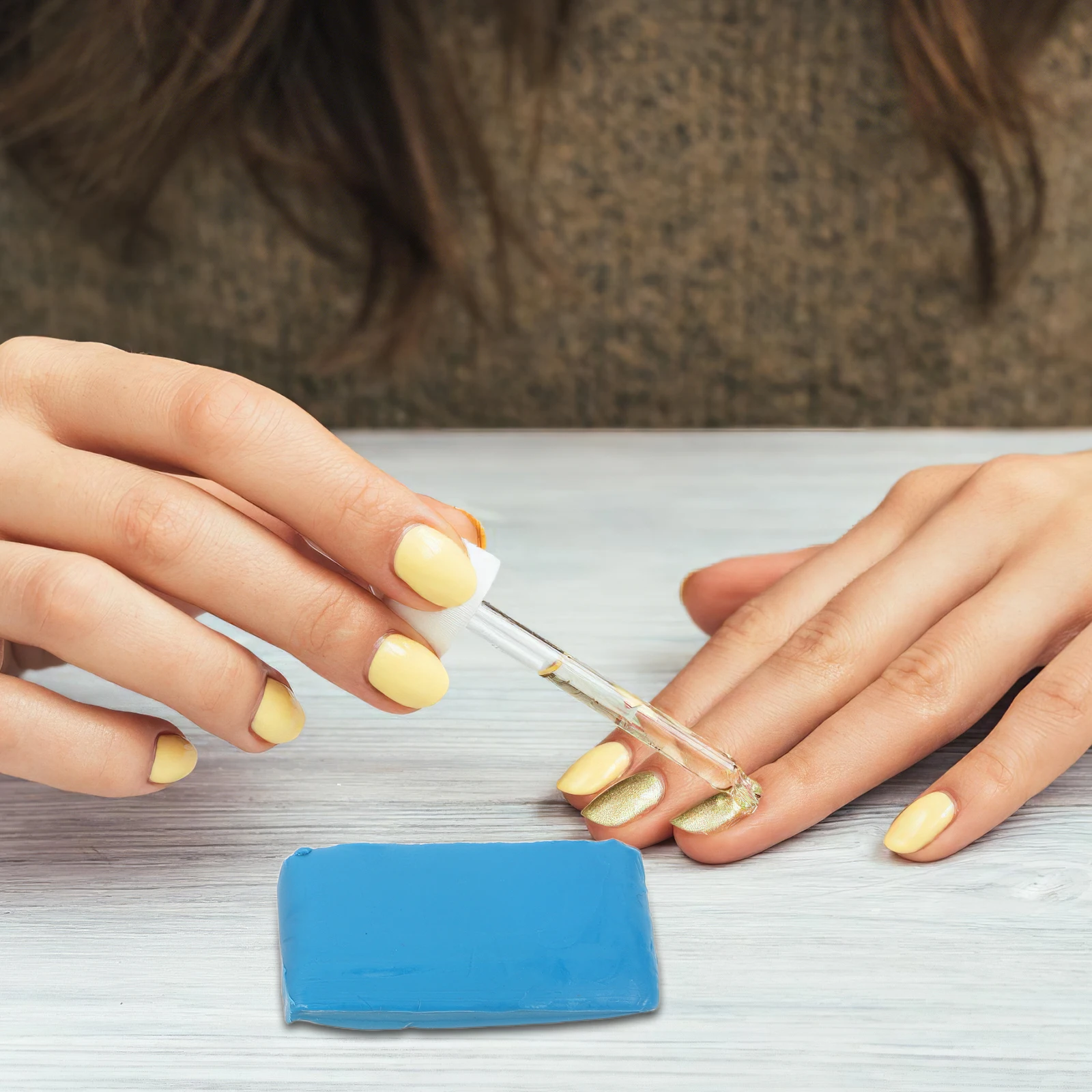 3 stks nagelboor onderhoud klei nagel bit reinigingscompound manicure tool manicure molen accessoires schoonmaken modder voor salon