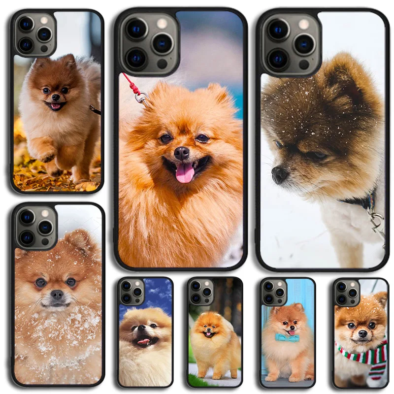 Pomeranian Dog Phone Case For Samsung Galaxy S10 S22 S23 S24 Note 10 20 Lite S20 Plus S21 Ultra Back Cover