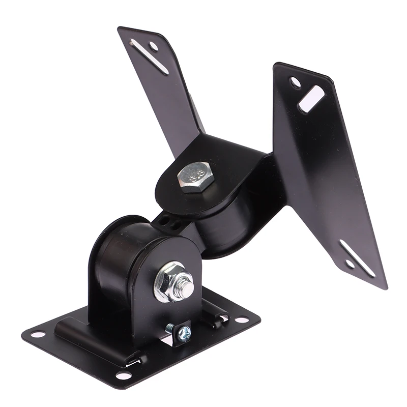 1Set 14-24Inch TV Mounts LCD LED Monitor Wall Mount Bracket Fixed Flat Panel TV Frame Support 180 Degrees Tilt Angle w/Screw