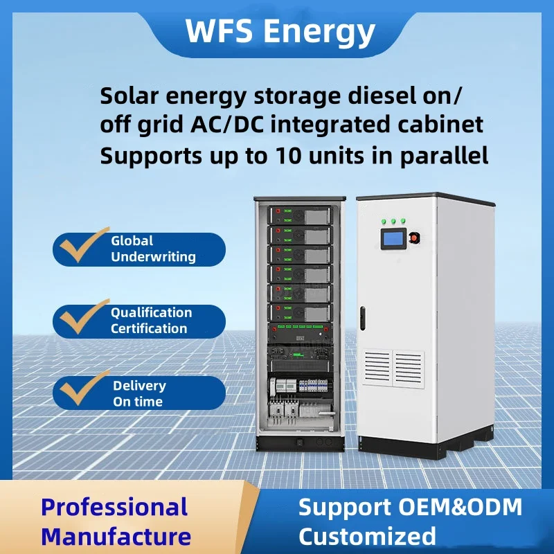 Small Commercial Industrial Power Storage Container LifePO4 Battery Energy Storage System 50kwh 100kwh 215kwh Hybrid Grid BESS