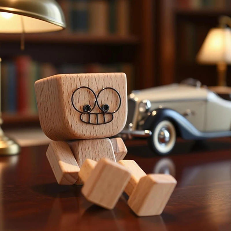 Fun Wobbly Desktop Car Dashboard Doll with Moving Legs Decorative Accessory