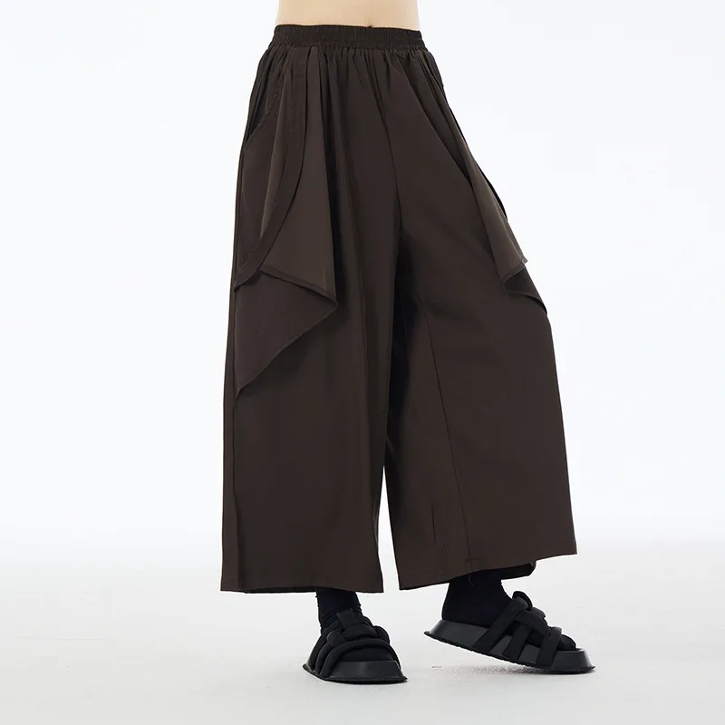 

SuperAen 2024 Spring/Summer New Fashion Patch Panel Wide Leg Pants