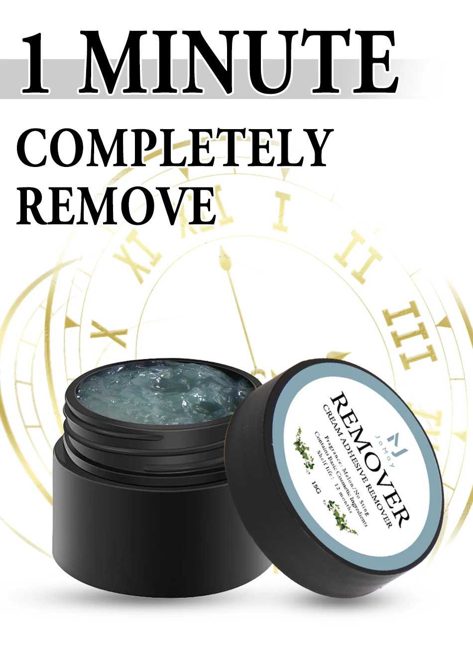 JOMAY 15g Wimpernverlängerung Kleberentferner Falsche Wimpern Make-up-Entferner Werkzeug Falscher Wimpernkleber Entferner Professioneller UV-Kleber – Detail 3