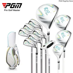 PGM-palo de Golf elegante para mujer, juego de eje de carbono de 11 polos, varilla de práctica escolar Junior, LTG014